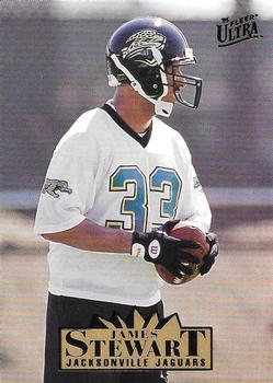 James Stewart Jacksonville Jaguars 1995 Ultra Fleer NFL Rookie #146